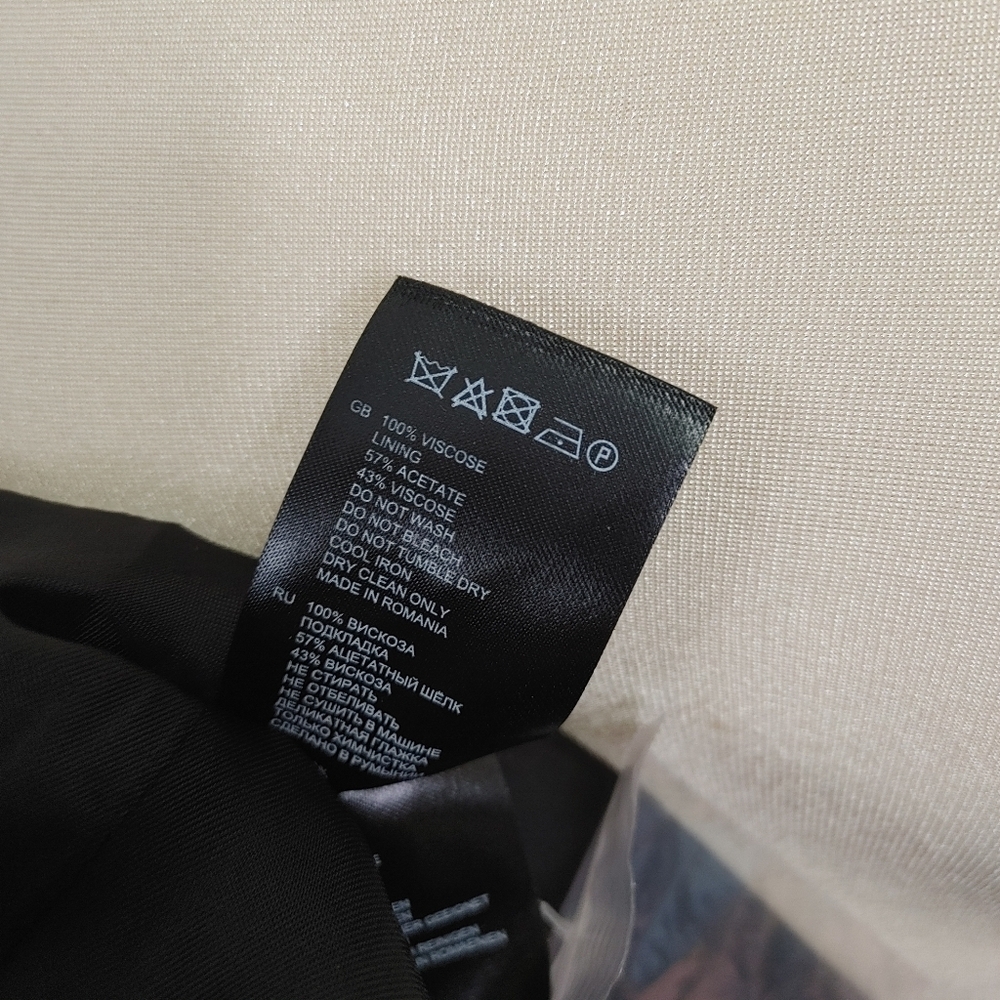 Reiss Carla Eggplant Pleated Viscose Blazer Size M - Picture 10 of 14